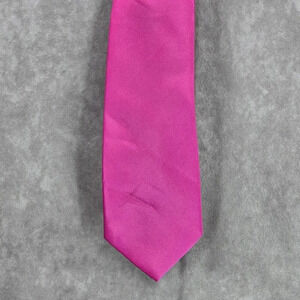Apt. 9 Pink Solid 100% Polyester‎ Narrow Men's Neck Tie NWT